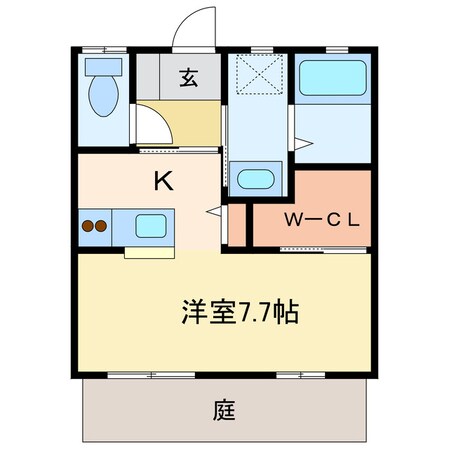 シャーメゾンⅠ・Ｔの物件間取画像